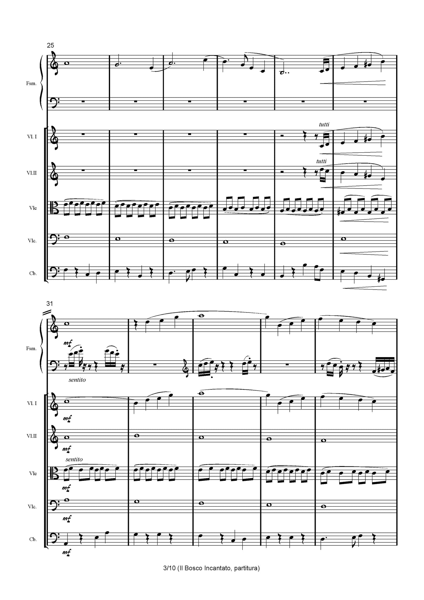 Il Bosco Incantato (for free bass accordion, and string orchestra)