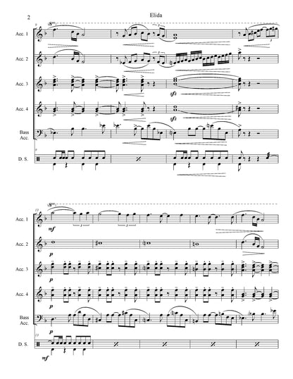 Elida Score & Parts (Ensemble/Orchestra)