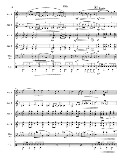 Elida Score & Parts (Ensemble/Orchestra)