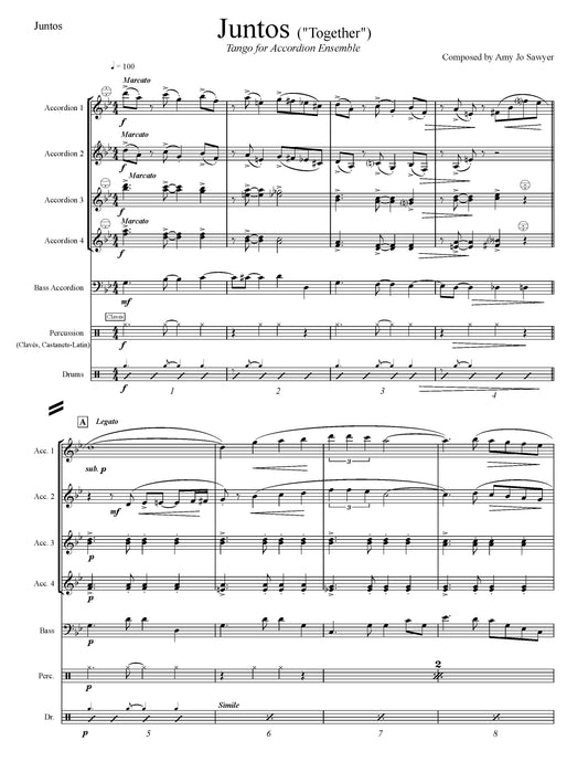 Juntos ("Together") Score & Parts (Ensemble/Orchestra)