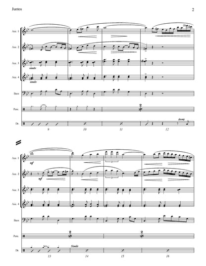 Juntos ("Together") Score & Parts (Ensemble/Orchestra)
