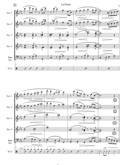La Fiesta Score & Parts (Ensemble/Orchestra)