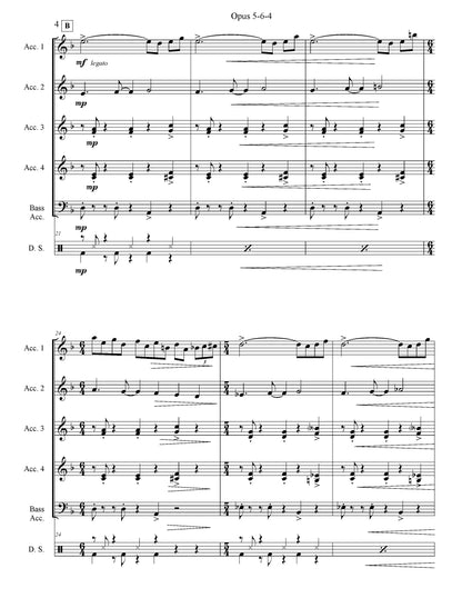 Opus 5-6-4 Score & Parts