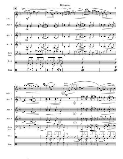 Recuerdos (Memories) Score & Parts