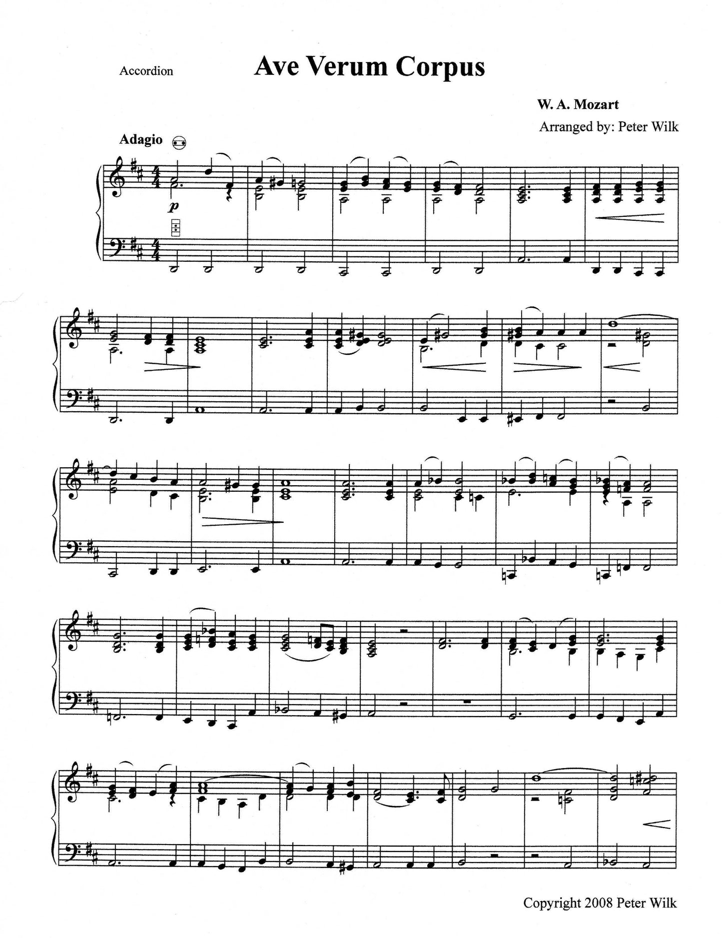 Ave Verum Corpus (with mp3 sound file)